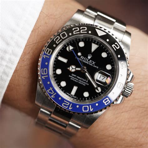 rolex batman gmt retail|rolex batman original price.